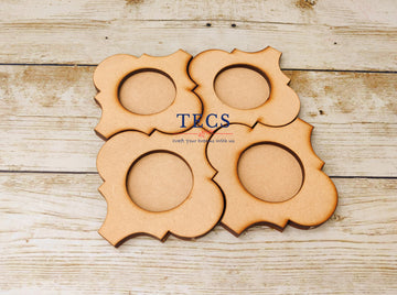 Damask Tea Light Candle Holder